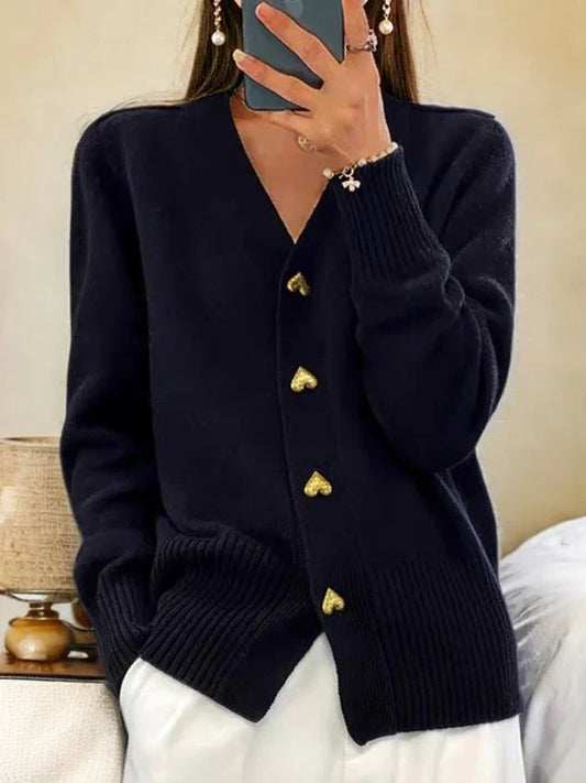 Lunora™ | Hartjes Cardigan