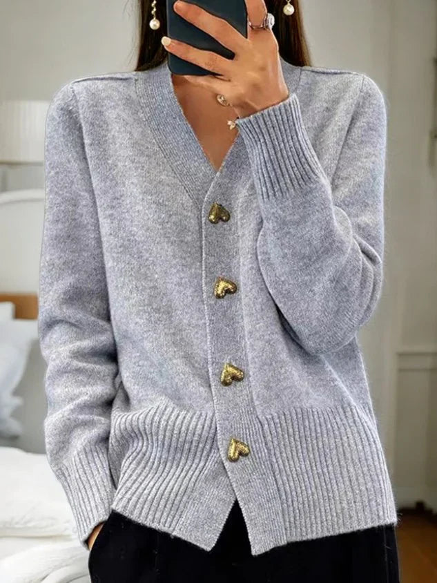Lunora™ | Hartjes Cardigan