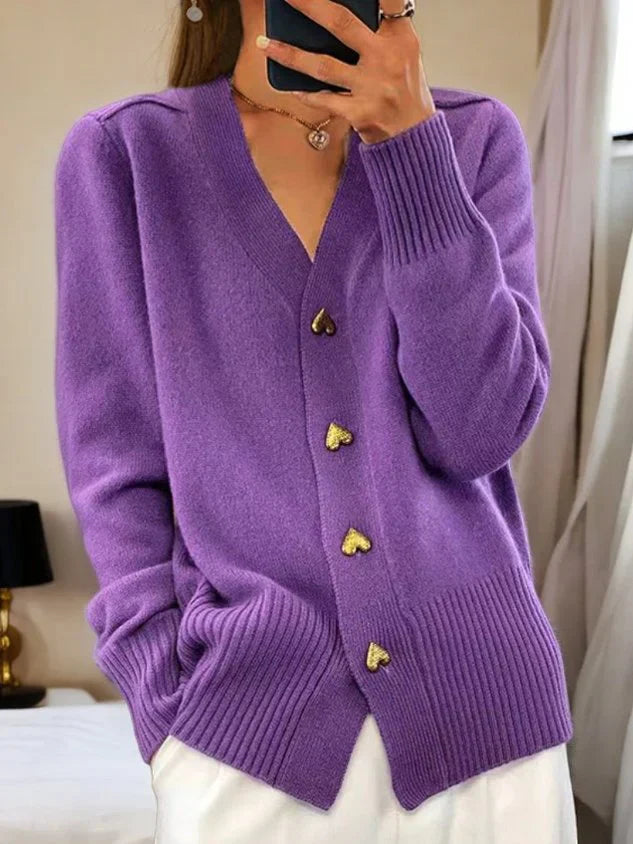 Lunora™ | Hartjes Cardigan