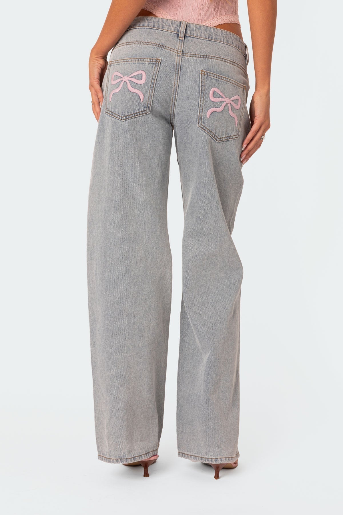 Lunora™ | Bow Tie Jeans
