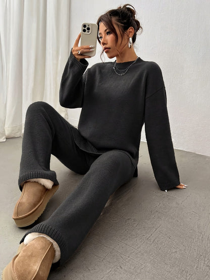 Lunora™ | Ribbels Knitted Set