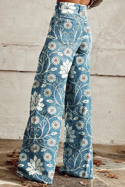 Lunora™  | Boho Vintage Broek