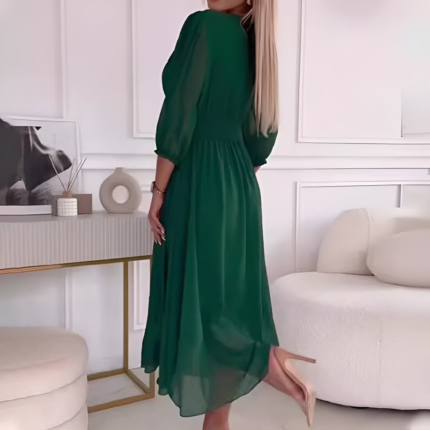 Lunora™ | Veronique Chiffon Jurk