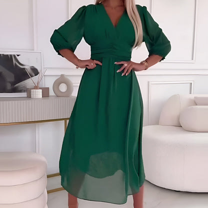 Lunora™ | Veronique Chiffon Jurk