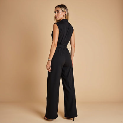 Lunora™ | Chantal Mouwloze Jumpsuit