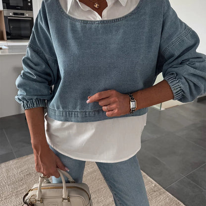 Lunora™ | Esméra Denim Set