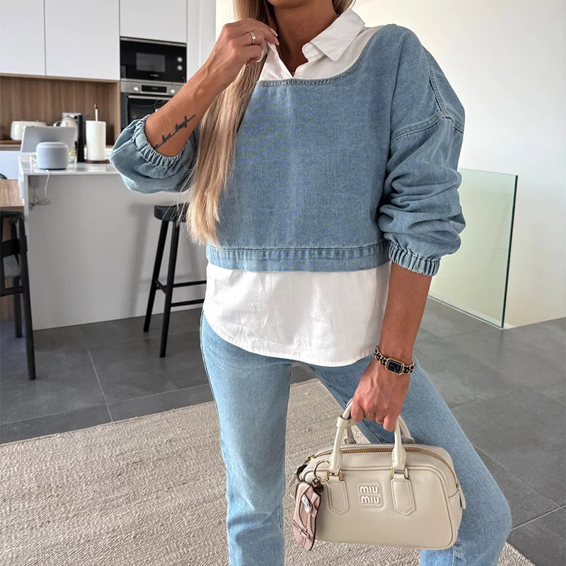 Lunora™ | Esméra Denim Set