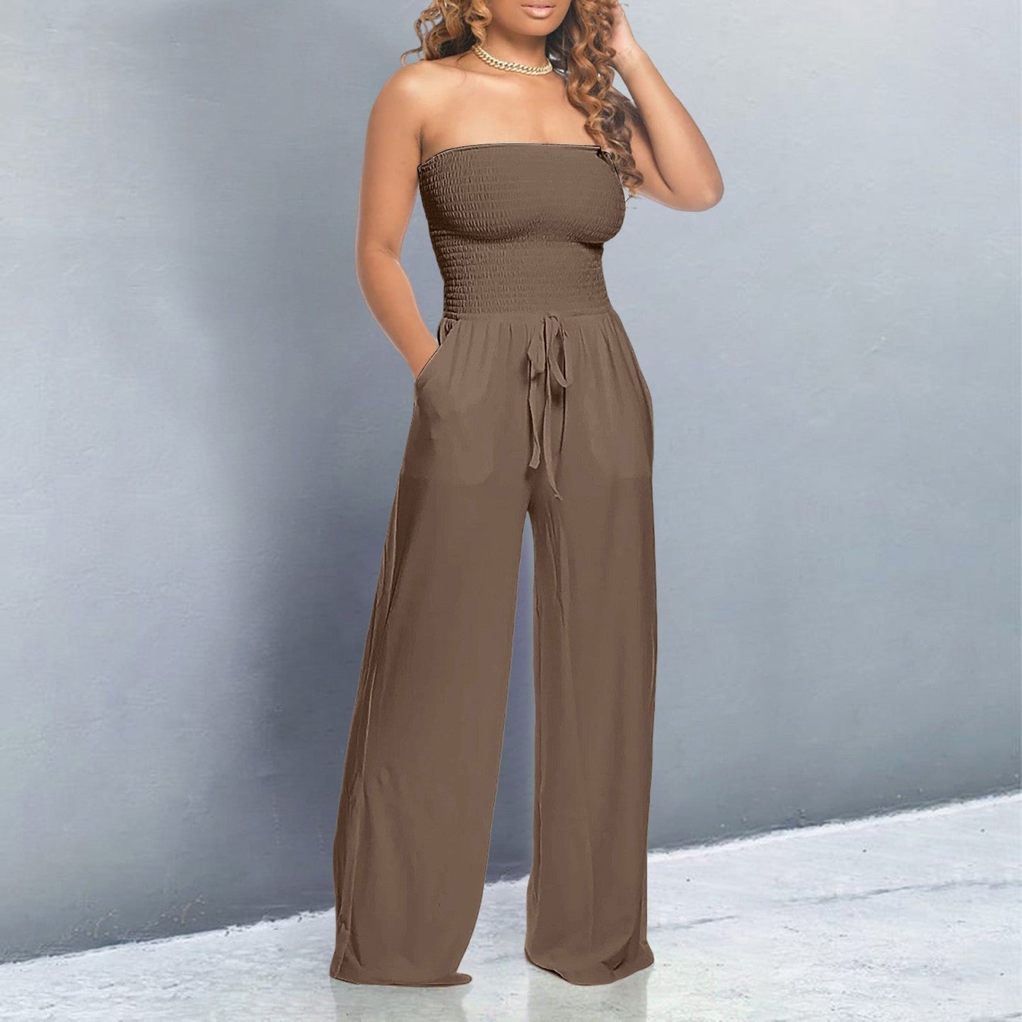 Lunora™ |Trendy Off-Shoulder Jumpsuit