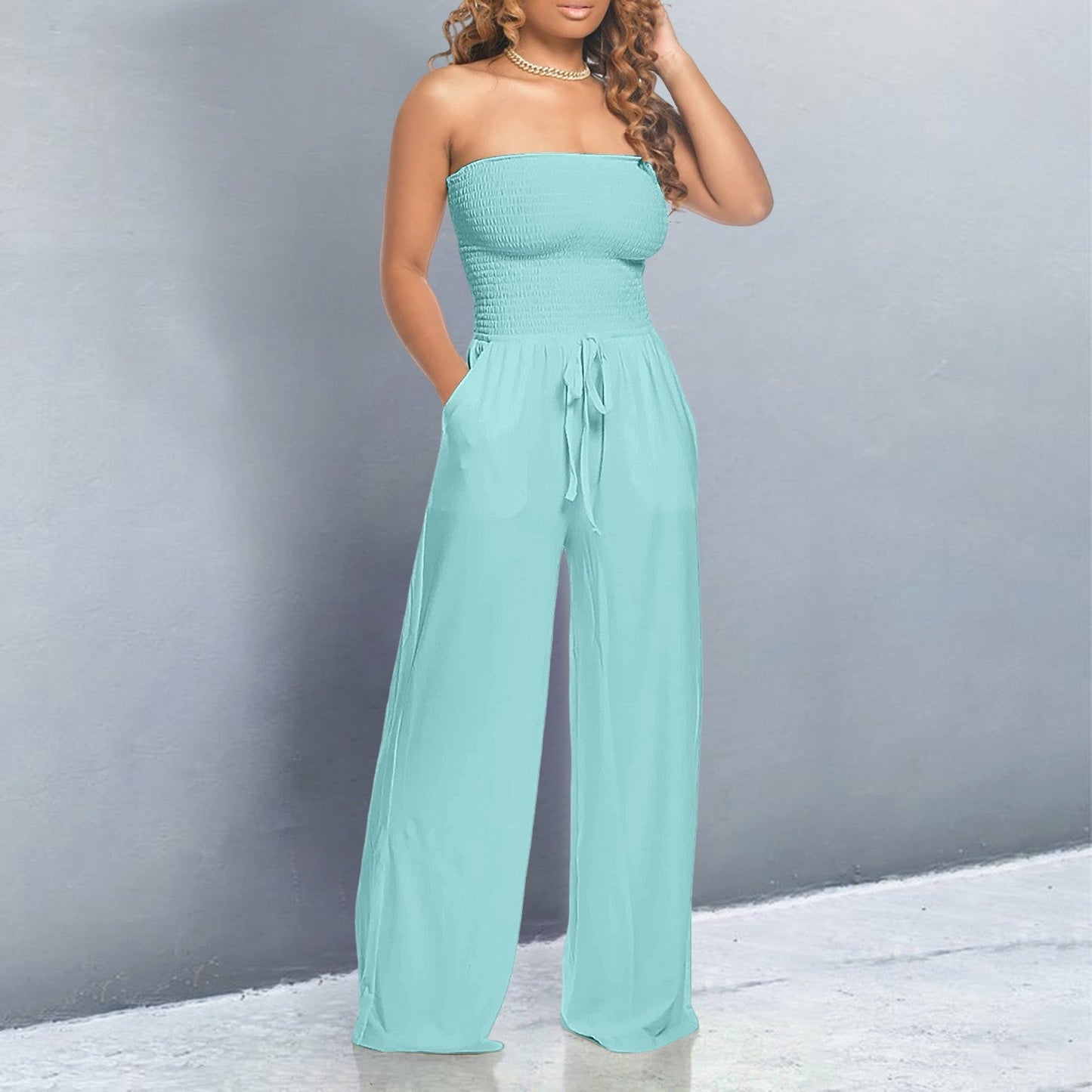 Lunora™ |Trendy Off-Shoulder Jumpsuit