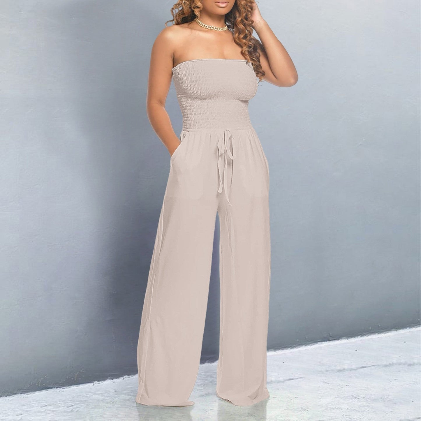 Lunora™ |Trendy Off-Shoulder Jumpsuit